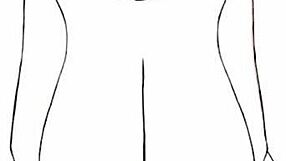 Haughty big tit mom in NSFW painting flaunts huge boobs and naked body