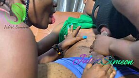 he enjoys two sexy mouths giving him blowjobs! milf in cowgirl and missionary with big cock creampie.