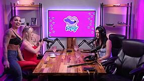 i saw the hot blonde strip in the california studio