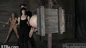 Amateurs exploring sadomasochism techniques