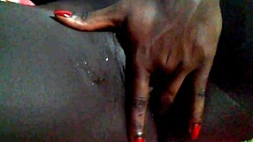 Hey, check out this solo black babe with juicy pussy and pink asshole!