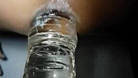 Water bottle anal penetration Asian twink (homemade gay video)
