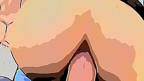 Cartoon - Unknown Enters Mother's House, Moves Panties Aside, And Fucks Ass