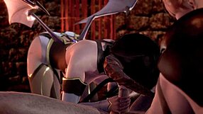 in this uncensored hentai, a wife with big ass gets pov sex in 3d anime fantasy