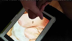 i cum on ronanddawn's cock masturbation amateurs cumshot