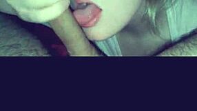 I saw this hot amateur big titty blonde give a nut-bustin blowjob, it was amazin!