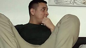 i love worshiping my master's nylon socks at the office