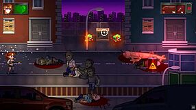 Claire lookalike bites nemesis monster cock by accident