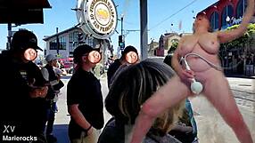 gilf tourist marierocks creates video art through sensual masturbation leading to orgasm