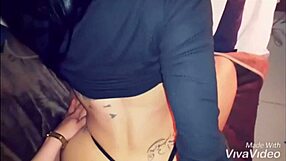 Colombia transgender prostitute receives bareback cock and sucks like a whore