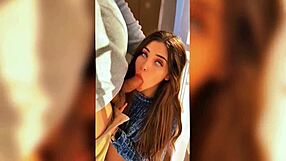 Stepsister horny, I fill her pussy with cum