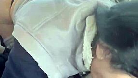 he watched her perfect ass while she sucked his cock to cumshot