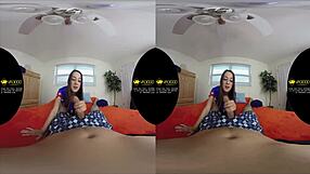 freya von doom as hot 18yo cheerleader in 3d vr reality