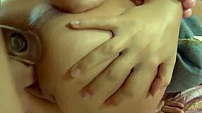 A heated promiscuous brunette wants to be filled with semen gushing into her hot ass