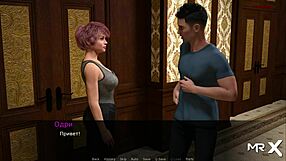 Dusklightmanor features strong hand jerking a monster cock in anime hentai e1 15