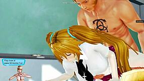 I watch this gorgeous girl get fucked in 3d hentai anime, it's so hot!