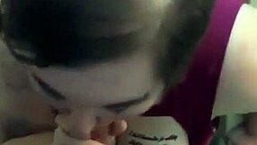 bitch sucking on fat cock suggestively