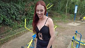 Petite Amanda Borges POV bareback fucking with Asian stud