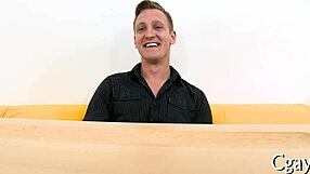 He engages in anal homosexual sex with his partner.