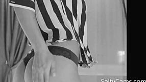 Intense Spanking on Tight Asian Bubble Butt in Slow Motion Action!