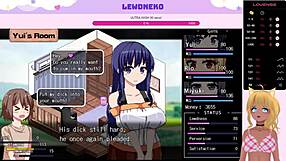 lewd vtuber plays hentai game