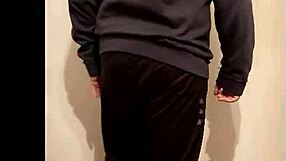 my first time undressing in a striptease with ripped clothes