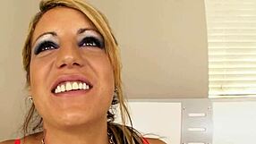 beauty enjoys a gentle sucking session