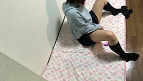 Japanese Amateur Discovers Intense Masturbation and Climaxes Repeatedly