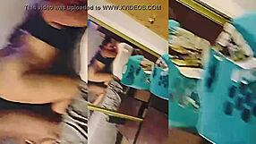 Latina Watches Porn Before Black Cock Cumshot