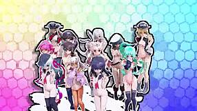 Wow, Hibikase sex dance is insanely hot!