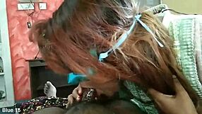 Hot Tania Sucks Cock with Chocolate and Girlfriend