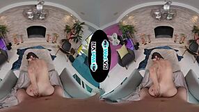 wetvr horny brothers friend fucks mickey violet in vr porn