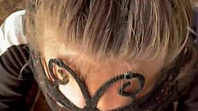 Brunette babe flashes in public and engages in risky clothed sex at a busy viewpoint, leading to a hardcore creampie