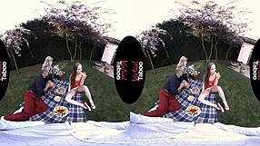 Young brunette maid performs taboo blowjob and handjob on shaved pussy