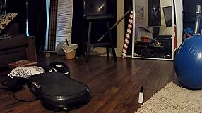 sissy assfucked hard with lovense nora toy