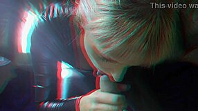 Catsuit Bettie Teases and Plays With Cameraman in Free 3D Version