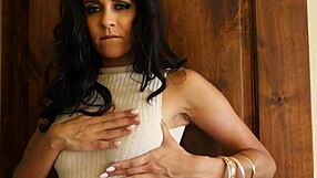 feeling the busty latina's tight pussy in fantasy