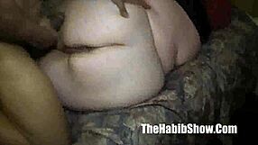 Rican SBBW 360lb Feels Intense Pleasure from BBC Redzilla Part 2