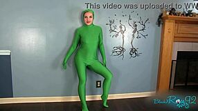 My First Zentai Suit Experience As A Black Fetish Housewife