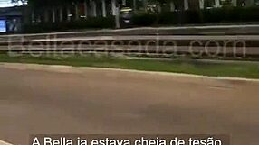 bella casada does dogging with 10 guys, swallowing cum in public