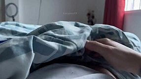 Hot Masturbation On Rainy Day With Big Tits