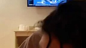 in periscope 2, she gives an amateur blowjob