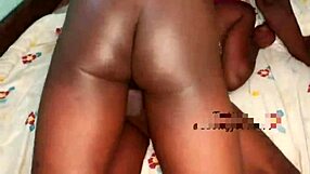 Ebony Neighbor's Passionate Ride On Big Cock