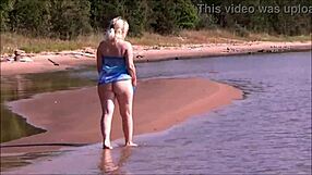 Pretty Woman On The Beach Sweet Blonde