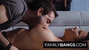 Ambitious mom seduces rich boy for cash