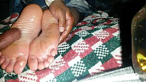 Rubbing My Cock Until I Explode All Over My Ex Gfs Oily Soles