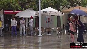 look at this slut humiliated on public streets