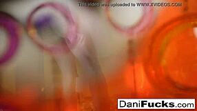 Sexy Dani teases with her tight wet pussy solo
