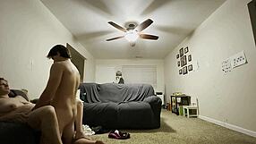 Wife Bent Over on Couch for Hard Doggystyle Fucking!