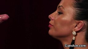 i'm getting a facial from a cum load